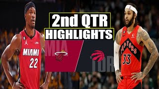 Toronto Raptors vs Miami Heat 2nd QTR GAME Highlights | Dec.12.06 |2023NBA
