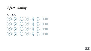 Part 8   2D Transformation   Scaling