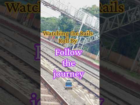 Watching the Rails Roll By 🚆#TravelShorts #YouTubeShorts #Shorts #journey