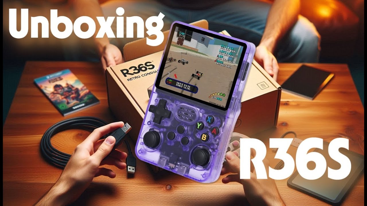 La mejor consola retro calidad precio, unboxing R36S