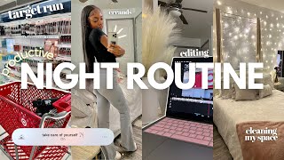 MY 6PM SUMMER NIGHT ROUTINE ☾ | productivity, deep-cleaning, closet clean out, self care & relaxing