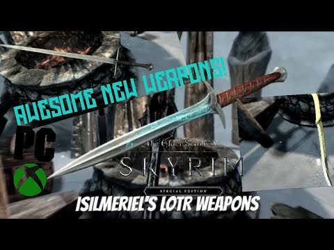skyrim se lotr weapons skyrim se lotr weapons