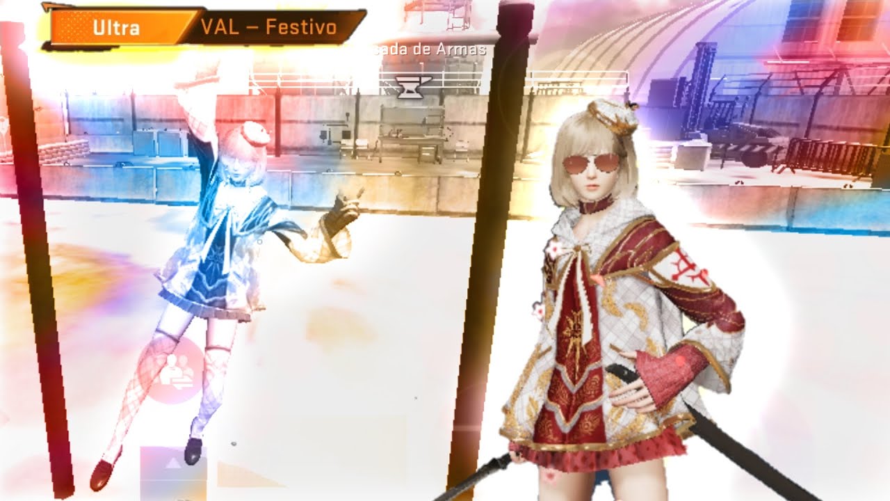 JOGANDO COM A NOVA SKIN ULTRA DA VAL— FESTIVO
