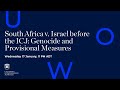 South africa v israel before the icj  genocide and provisional measures