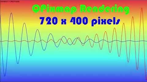 Qt Graphics DEMO (QPixmap Rendering)