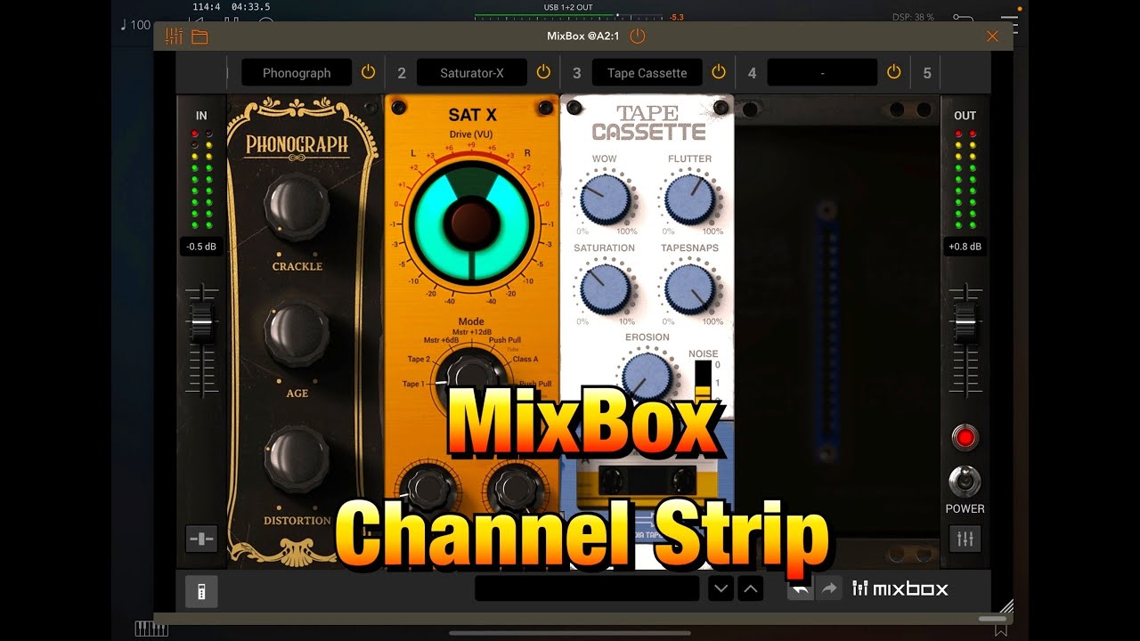 MixBox CS Phonograph SaturatorX Tape Cassette The Saturation