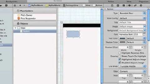 iPhone - iPad Development  - Adding The Interface Objects