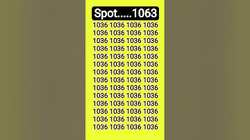 How quickly Fast did you track 1063 #brainchallenge #iqtes #brainteaser #braintestsolution #brainb