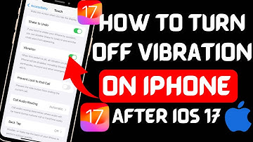 How to turn off vibration on iphone when on silent ios 17 | How to turn off vibration on iPhone 2023