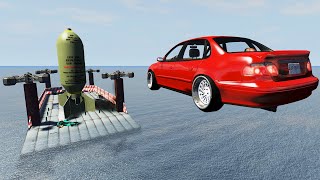 EXPERIMENT - Cars vs Nuclear Bombs #8 - BeamNG Drive | CrashTherapy