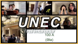 UNEC’də 2.semestr bitdi | final imtahanlar, 100 bal almaq, apelliyasiya.