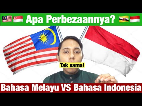 PERBEZAAN ANTARA BAHASA MELAYU 🇲🇾 VS BAHASA INDONESIA 🇮🇩