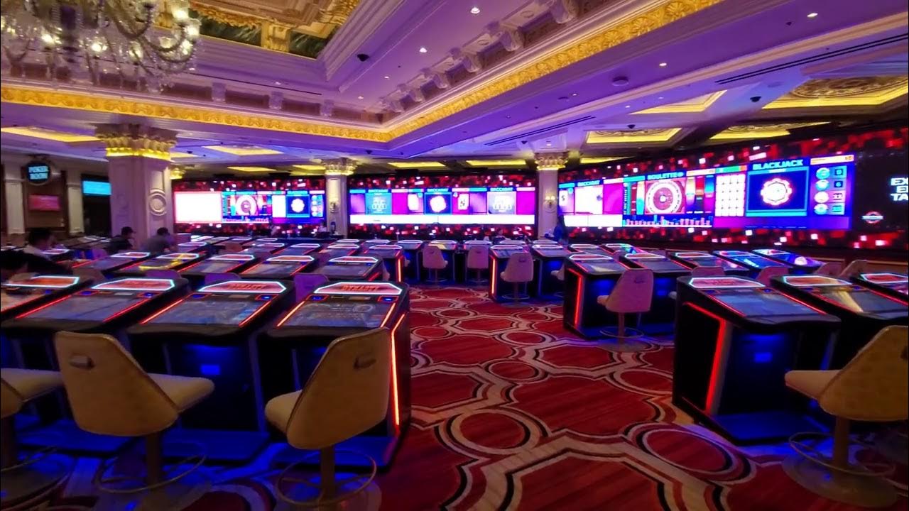 Las Vegas 2022 The Casino Electronic Table Games View 2