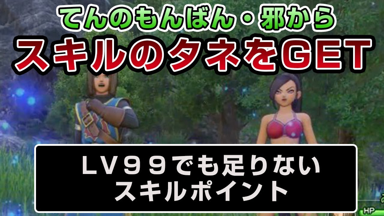 ドラクエ11 てんのもんばん 邪でスキルのタネ集め ドラゴンクエストxi 過ぎ去りし時を求めて ネタバレあり Youtube