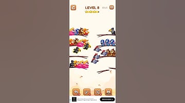 bird sort 2 color puzzle game 🐦 level 8