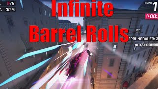 Infinite BARREL ROLLS and MOON JUMP - Asphalt 9 - Glitches / Bugs and Funny Moments