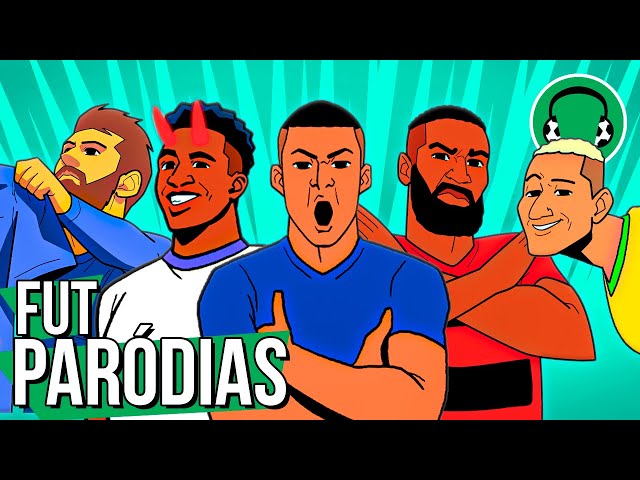 ♫ AS MELHORES COMEMORAÇÕES DO FUTEBOL | FutParódia Animada class=