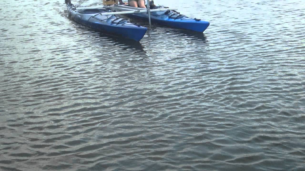 2 kayaks together - youtube