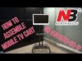 NB AVA1500-60-1P How to assemble mobile TV Cart / Как собрать мобильную стойку своими руками