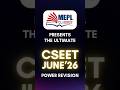 MEPL Classes Presents 📣The Ultimate CSEET June'26 - POWER REVISION 🔥| Do Not Miss ✖️