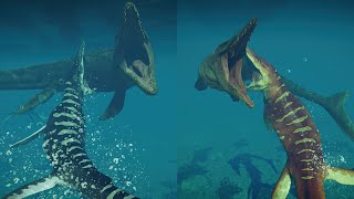 KRONOSAURUS HUNT MOSASAURUS, TYLOSAURUS - JURASSIC WORLD EVOLUTION 2