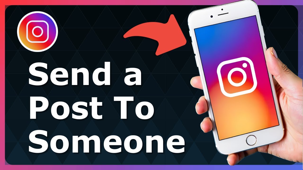 How To Send A Post To Someone On Instagram - Easy Guide! - YouTube