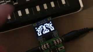 Testing Quantum VJ with Korg Monotron