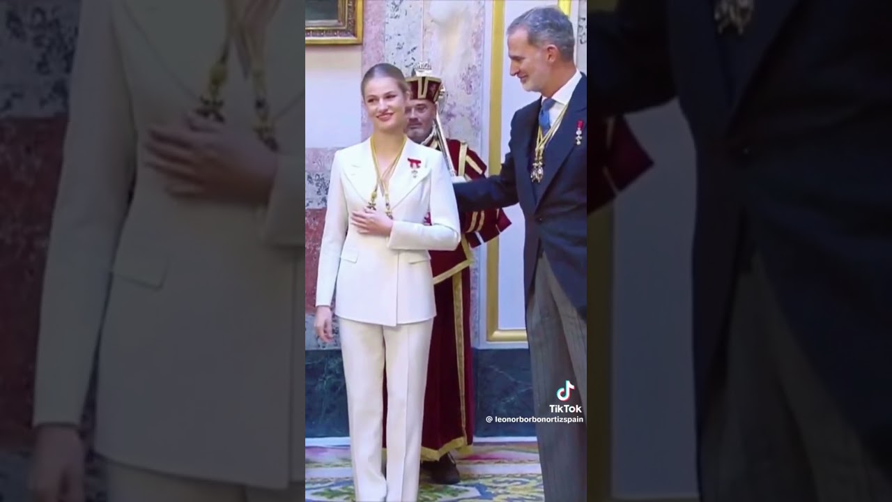 That day Leonor officially became the heir to the Spanish throne 👑🥹 