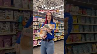 Is your cat scratching everything? Associate Alyssa is here with tips on how to handle 🐱