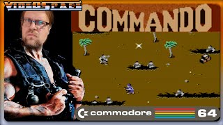 Angry Finnish Video Gamer plays Commando on C64 and on Arcade! screenshot 3