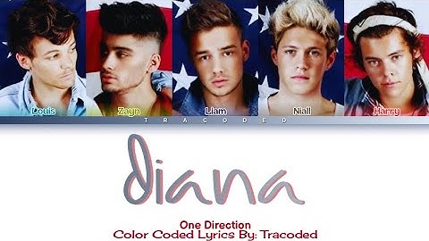 One Direction | Diana (Color Coded Lyrics By: Tracoded)