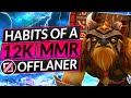 12K MMR Tips to SOLO CARRY in 7.34d (Insane) - Dota 2 Offlane Guide