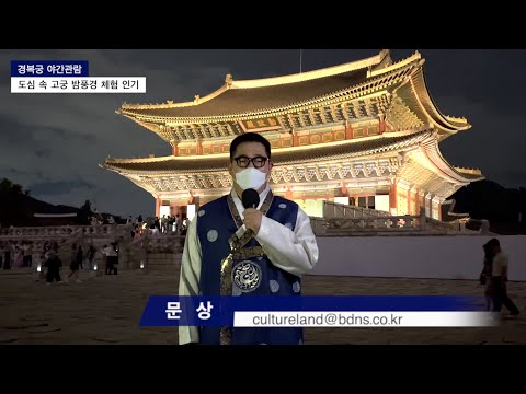 경복궁 야간개장 행사 인기... 예매 없이 무료관람 방법은?