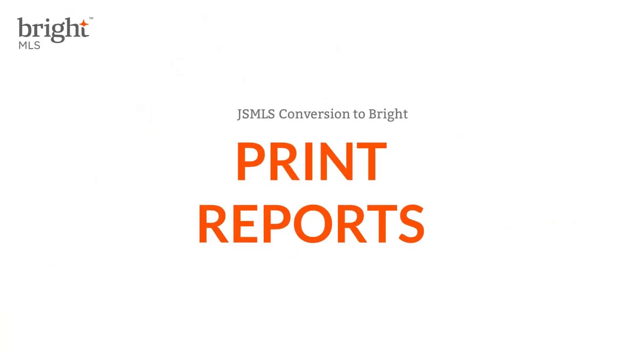 trending Print Reports in Bright vs JSMLS