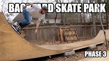 Building a Backyard Skate Park Mini Ramp - Phase 3