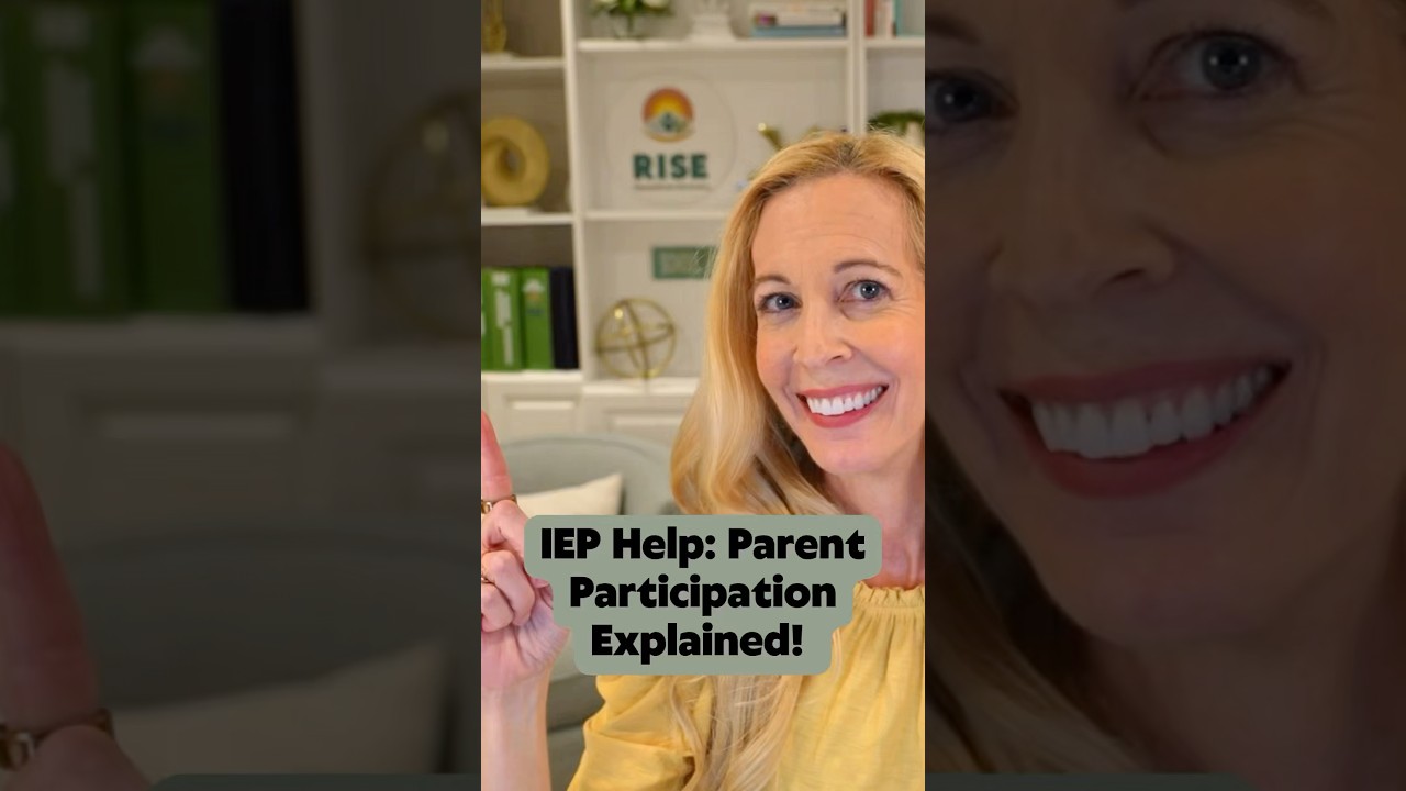 IEP Help: Parent Participation Explained!