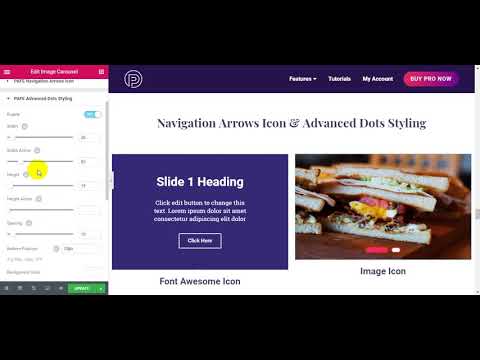 Advanced Dots Styling for Image, Media Carousel, Slides Elementor ...