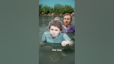 The Little Girl Was Swept Away 😢