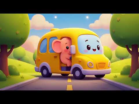 Animal bus adventure rhyme for kids
