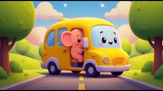 Animal bus adventure rhyme for kids