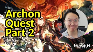 Flutist Off-Hours | Natlan Archon Quest: Part 2 + Local Legends w/ Hubs & Friend!! | Genshin Impact