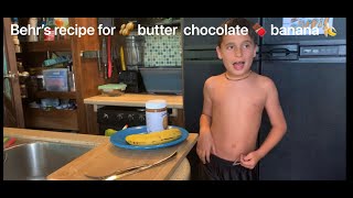 Behr's Peanut Butter Chocolate Banana Recipe