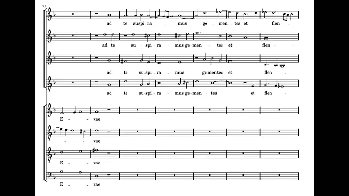 Lassus: Salve Regina 8vv - Preston