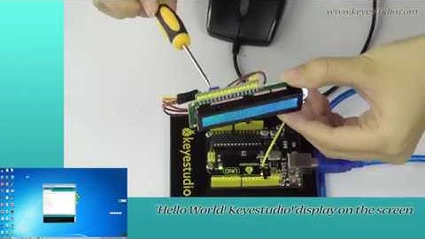 Project 30:  I2C 1602 LCD