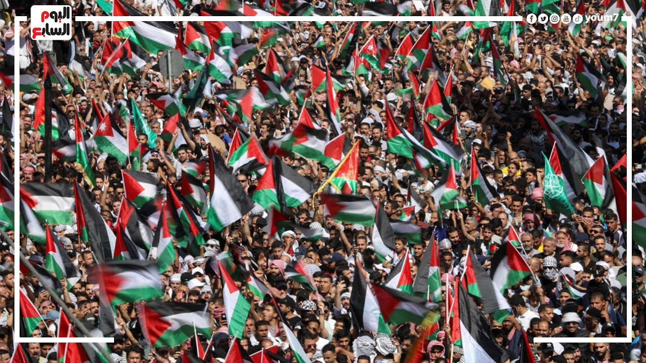 صورة فيديو : العرب ينتفضون لنصرة فلسطين.. مسيرات تضامنية فى أنحاء الوطن العربي وحملات تبرع من المحيط إلى الخليج