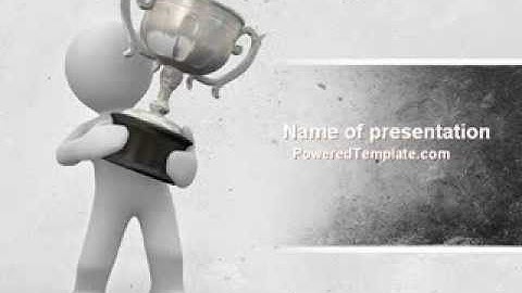 Prize PowerPoint Template by PoweredTemplate.com