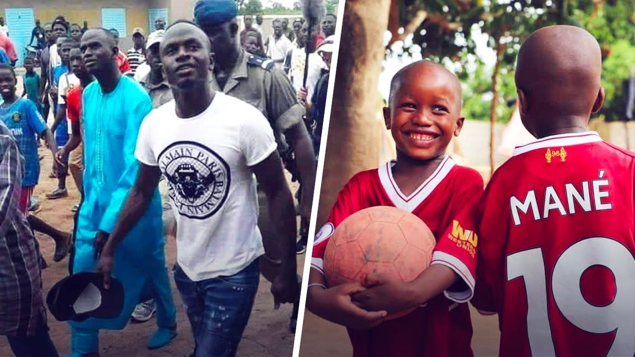 What Sadio Mané did in his childhood village deserves your respect - Oh My Goal - YouTube