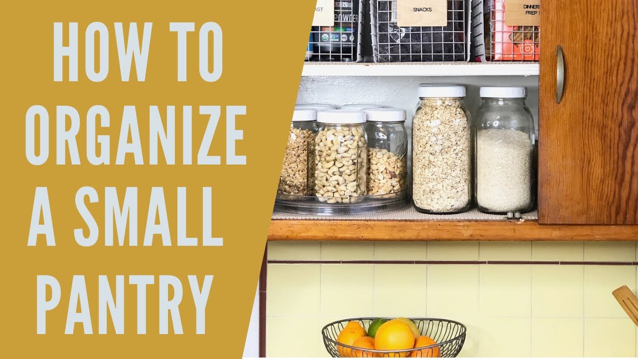 How to Organize a Small Pantry on a Budget {Tips + Ideas} - The Girl on  Bloor