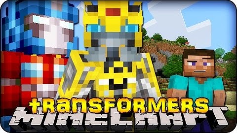 Minecraft Mods - TRANSFORMERS MOD! ( ROBO TRANSFORMERS SHOWCASE)