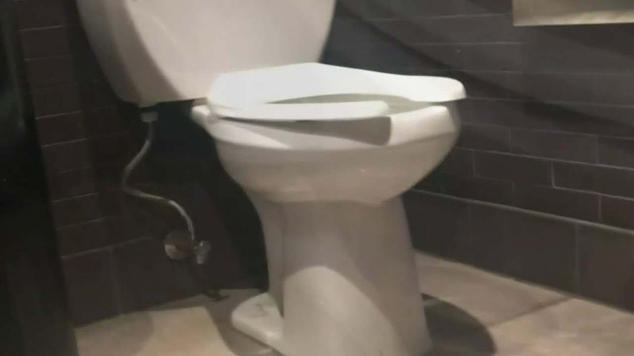 Hidden camera spots installed in a women public washroom